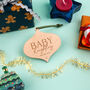 Baby Announcement Christmas Tree Decoration, thumbnail 5 of 6