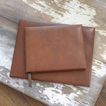 Italian Leather Names Heart Guest Book, 5 of 6