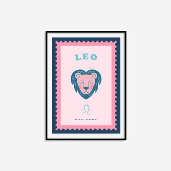 Children's Leo Zodiac Print, 7 of 8