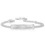 Personalised Sterling First Diamond Identity Bracelet, thumbnail 3 of 8