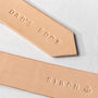 Personalised Leather Bookmark For Him, thumbnail 2 of 5