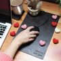 Personalised Home Office Mouse Pad And Coaster Set UK Made Valentine's Day Gift For Him Or Her, thumbnail 1 of 12