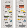 Personalised Transport Height Chart, thumbnail 2 of 7