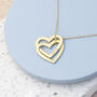 Personalised Entwined Hearts Necklace, thumbnail 5 of 12