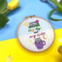 Lazy Days And Cosy Nights Embroidery Kit, thumbnail 8 of 8