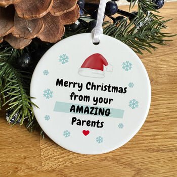 Funny Christmas Ornament Gift From Parents, 5 of 7
