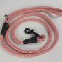 Red And White Stripped Rope Dog Lead, thumbnail 4 of 12