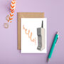 Brick Phone Greeting Card, thumbnail 1 of 1