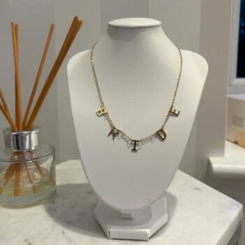 Gold Bride To Be Hen Party Necklace, 2 of 3