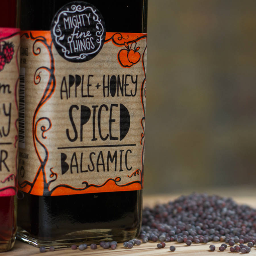 apple and honey spiced balsamic vinegar by