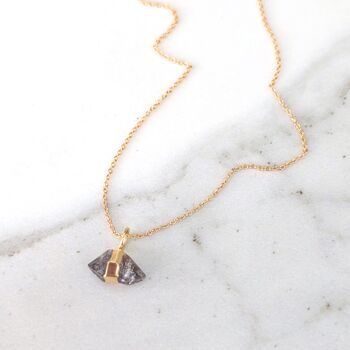 Double Terminated Herkimer Diamond Necklace, 3 of 7