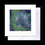 Set Of Four Hand Painted Greeting Cards 'Wave Five', thumbnail 3 of 6