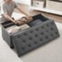 Storage Ottoman Footstool With Lid Feet Bed End Bench, thumbnail 9 of 12