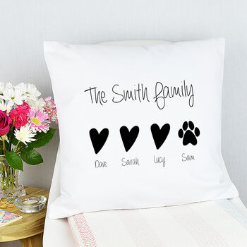 Personalised Family Cushion, 3 of 4