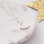 Personalised Crescent Moon Necklace, thumbnail 6 of 9
