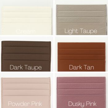 Real Leather Cardholder With Initials, 5 of 8