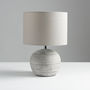 Louella Concrete Table Lamp And Shade, thumbnail 1 of 2