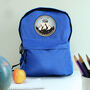Personalised Adventure Blue Backpack, thumbnail 2 of 5