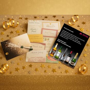 Personalised Champagne Bottle Gift With Any Name And Message, 3 of 3