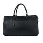 Black Leather Overnight Bag With Shoe Compartment, thumbnail 7 of 12