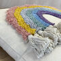 Personalised Children's Chunky Tassel Rainbow Cushion, thumbnail 3 of 3