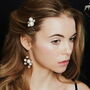 Star Crystal And Pearl Hairpins And Earrings Set Astra, thumbnail 1 of 7