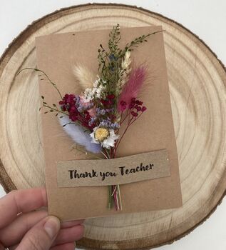 Dried Flower Teacher Card, 2 of 3