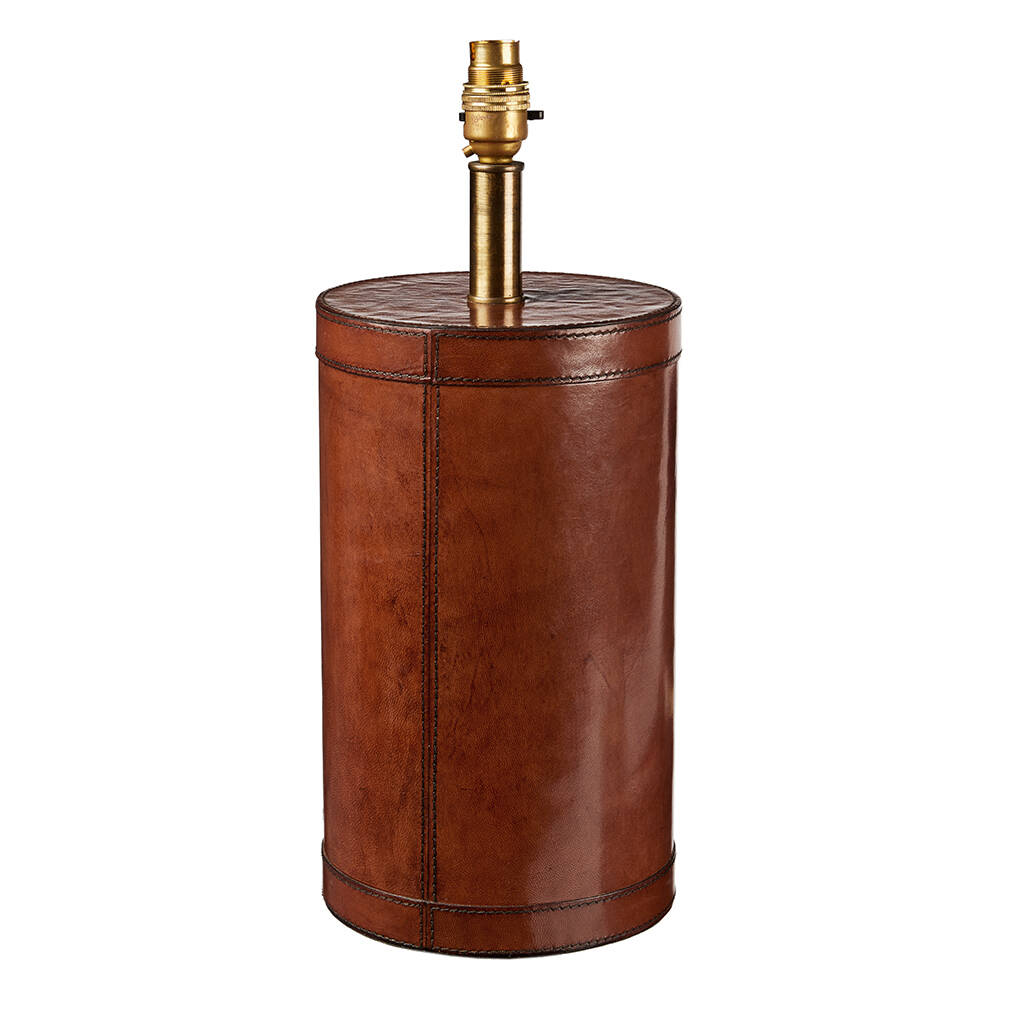 Leather Lamp Base By Life Of Riley