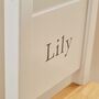 Personalised Wooden Children’s Chair White, thumbnail 2 of 3