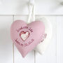 Personalised Hanging Heart Gift For New Baby Girl, thumbnail 1 of 12