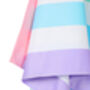 Personalised Pastel Micro Fibre Beach And Swim Towel, thumbnail 4 of 7