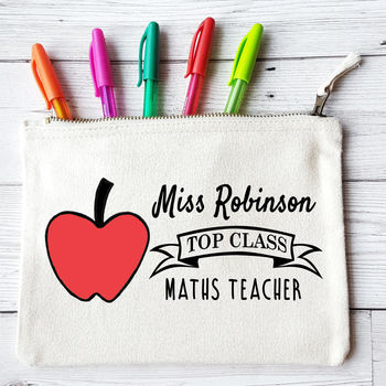 Personalised Top Class Teacher Pencilcase, 3 of 3