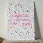 Motivational Faux Terrazzo Print, thumbnail 11 of 12