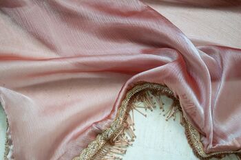 Reha – Rosewood Pink Organza Saree, 8 of 8