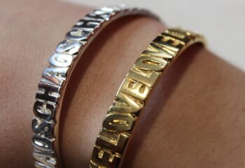 Personalised Custom Word Cuff Bracelet, 6 of 6