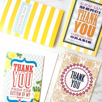 Thank You Greeting Card Pack, 2 of 4