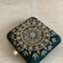 Emerald Green Mandala Design Square Clutch Bag, thumbnail 2 of 10