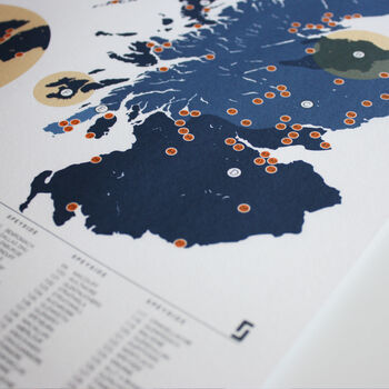 Scotland Whisky Regions And Distillery Map, 9 of 9