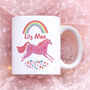 Personalised Rainbow Unicorn Mug, thumbnail 2 of 2