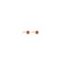 July Ruby Birthstone 18k Gold Vermeil Stud Earrings, thumbnail 1 of 3