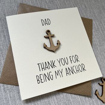 Personalised Anchor Father's Day Card, 2 of 2