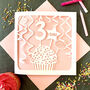 Personalised Cupcake 3rd Birthday Card, thumbnail 2 of 4
