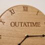 Personalised Wooden Wall Clock, thumbnail 4 of 4