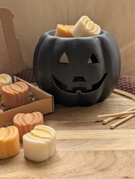 Halloween Wax Melt Burner Set For Halloween Decor, 3 of 8