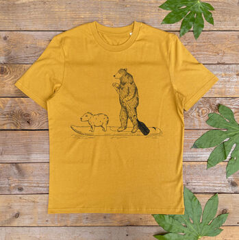 Bear And Capybara T Shirt, 5 of 5