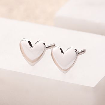 Heart Stud Earrings, 7 of 7