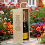 Personalised Wooden Wine Or Champagne Gift Box, thumbnail 3 of 3