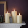 Tru Glow® LED Pillar Candle Trio With Remote Control, thumbnail 8 of 8