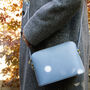 Structured Italian Leather Crossbody Handbag, thumbnail 5 of 12