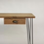 Martha Desk Vintage Desk With Hairpin Legs, thumbnail 6 of 10